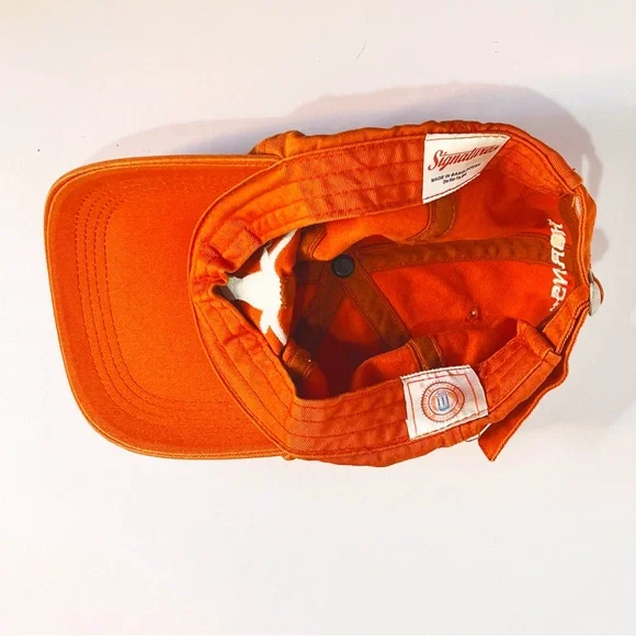 University of Texas Longhorns Orange Relaxed Fit Cotton Mens Baseball Cap - Picture 6 of 8
